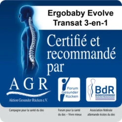 Transat Evolve Rose Pâle - ERGOBABY -Produits Pour Bébé 1220000206069 7