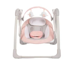 Balancelle Dolphy Grise Et Rose - BOJUNGLE -Produits Pour Bébé 1703737006404 2