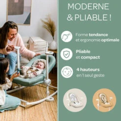 Transat Up & Down Plus Lichen - BEABA -Produits Pour Bébé 3384349150495 3