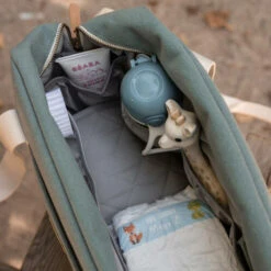 Sac à Langer Paris Vert Sauge - BEABA -Produits Pour Bébé 3384349402969 3 1