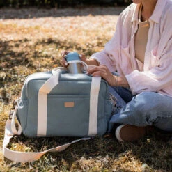 Sac à Langer Paris Vert Sauge - BEABA -Produits Pour Bébé 3384349402969 5 1