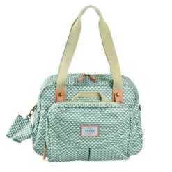 Sac Genève II "PLAY PRINT" Sage Green - BEABA -Produits Pour Bébé 3384349403027 1