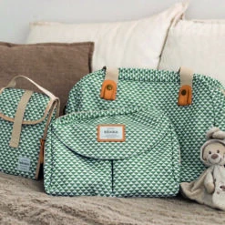 Sac Genève II "PLAY PRINT" Sage Green - BEABA -Produits Pour Bébé 3384349403027 10