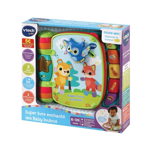 Super Livre Enchanté Des Baby Loulous Bleu - VTECH 4 Super Livre Enchanté Des Baby Loulous Bleu - VTECH – Image 4