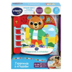 Livre J'apprends à M'habiller - VTECH -Produits Pour Bébé 3417765583056 1 PACKAGE RECTO