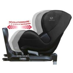 Siège Auto R129 Gaïa I-Size Carbon - RENOLUX -Produits Pour Bébé 3496185300191 120GaC3AFa20Carbon Coulissant