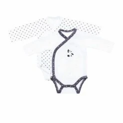 Lot De 2 Bodies 1 Mois CHAO CHAO - SAUTHON Baby Déco