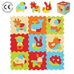 Dalle De Mousse Tapis Animaux - LUDI -Produits Pour Bébé 3550833100059 1
