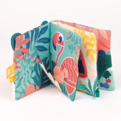 Livre En Tissu Jungle - LUDI 9 Livre En Tissu Jungle - LUDI -Produits Pour Bébé 3550833300879 ouvert