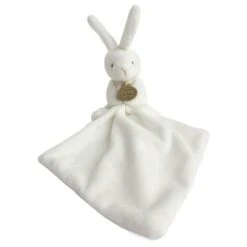Doudou Lapin Mouchoir Blanc - DOUDOU ET COMPAGNIE