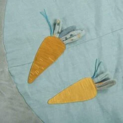 Tapis D'Éveil Trois Petits Lapins Multicolore - MOULIN ROTY -Produits Pour Bébé 3575676780794 3