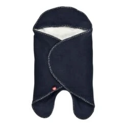 Couverture Babynomade® Double Polaire 0-6m Bleu Marine - RED CASTLE