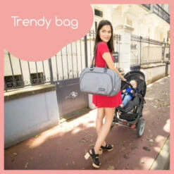 Sac à Langer Trendy Bag - Smokey - BABYMOOV 10 Sac à Langer Trendy Bag - Smokey - BABYMOOV -Produits Pour Bébé 3661276147171 2