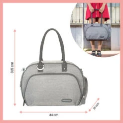 Sac à Langer Trendy Bag - Smokey - BABYMOOV 11 Sac à Langer Trendy Bag - Smokey - BABYMOOV -Produits Pour Bébé 3661276147171 6