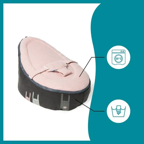 Doomoo® Nid Rabbit Pink Transat Microbilles Evolutif - BABYMOOV 9 Doomoo® Nid Rabbit Pink Transat Microbilles Evolutif - BABYMOOV – Image 9