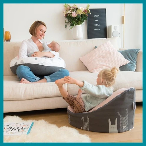 Doomoo® Nid Rabbit Pink Transat Microbilles Evolutif - BABYMOOV 7 Doomoo® Nid Rabbit Pink Transat Microbilles Evolutif - BABYMOOV – Image 7