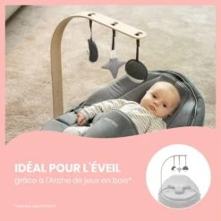 Doomoo Seat'n Swing Transat Et Balancelle 2 En 1 - Anthracite - BABYMOOV -Produits Pour Bébé 36612761710532028829