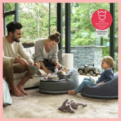 Doomoo Seat'n Swing Transat Et Balancelle 2 En 1 - Anthracite - BABYMOOV -Produits Pour Bébé 36612761710532028929
