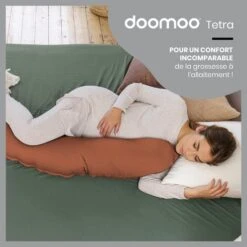 Coussin De Maternité Doomoo Tetra Terracotta - BABYMOOV -Produits Pour Bébé 3661276178694 3