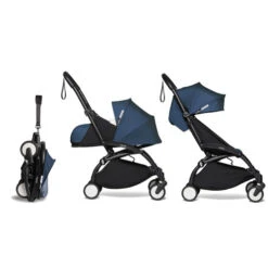 Poussette YOYO² Pack 6+ Et 0+ Bleu Air France / Cadre Noir - BABYZEN