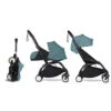 Poussette YOYO² Pack 0+ Et 6+ Aqua / Cadre Noir - BABYZEN