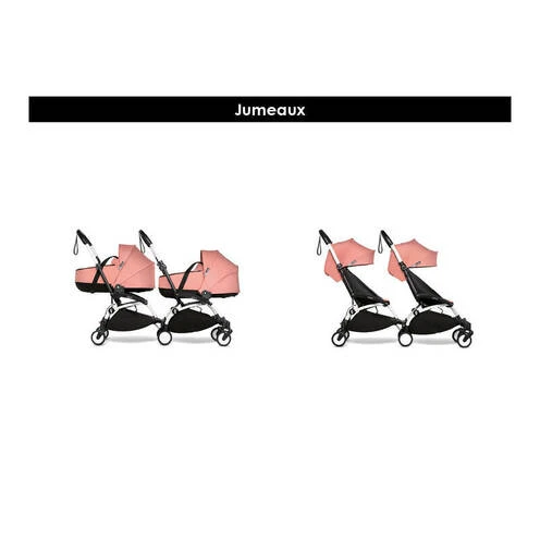 Poussette YOYO² + CONNECT Pack 6+ Ginger / Cadre Blanc - BABYZEN 3 Poussette YOYO² + CONNECT Pack 6+ Ginger / Cadre Blanc - BABYZEN – Image 3