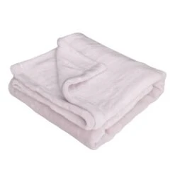 Couverture Microfibre 75x100 Cm Lilas - FEE MOI DORMIR