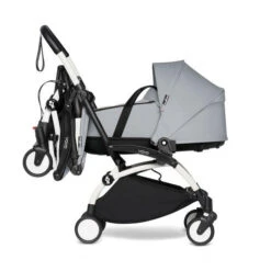 Poussette YOYO² + CONNECT Pack 6+ Stone / Cadre Blanc - BABYZEN -Produits Pour Bébé 366197907118620281429