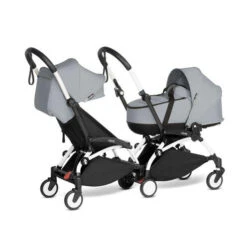Poussette YOYO² + CONNECT Pack 6+ Stone / Cadre Blanc - BABYZEN -Produits Pour Bébé 36619790711862028329
