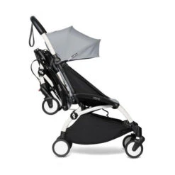 Poussette YOYO² + CONNECT Pack 6+ Stone / Cadre Blanc - BABYZEN -Produits Pour Bébé 36619790711862028729