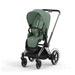 Poussette E-PRIAM Chrome Black Leaf Green 2023 - CYBEX