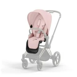 Poussette E-PRIAM Matt Black Peach Pink 2023 - CYBEX -Produits Pour Bébé 36619790733952028129