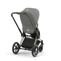 Poussette E-PRIAM Chrome Black Mirage Grey 2023 - CYBEX -Produits Pour Bébé 36619790734872028229