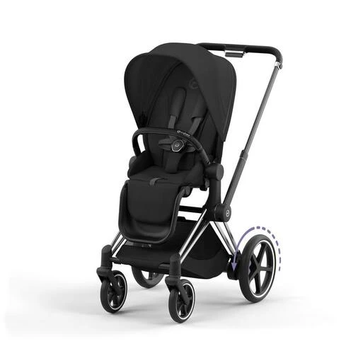 Poussette E-PRIAM Chrome Black Sephia Black 2023 - CYBEX 1 Poussette E-PRIAM Chrome Black Sephia Black 2023 - CYBEX