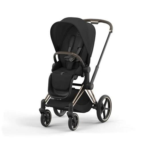 Poussette E-PRIAM Chrome Black Sephia Black 2023 - CYBEX 4 Poussette E-PRIAM Chrome Black Sephia Black 2023 - CYBEX – Image 4