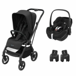 Maxi-Cosi Poussette DUO Leona 2 Pebble 360 PRO Black - MAXI COSI