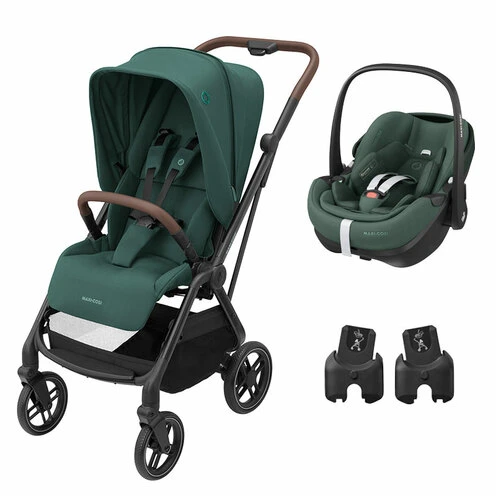 Maxi-Cosi Poussette DUO Leona 2 Pebble 360 PRO Green - MAXI COSI 1 Maxi-Cosi Poussette DUO Leona 2 Pebble 360 PRO Green - MAXI COSI