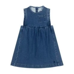 Robe Sans Manches 6 Mois Bleu Délavé - PETIT BATEAU