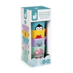 Jeu D'éveil Pour Le Bain - 5 Seaux D'activités - JANOD -Produits Pour Bébé 37002173472462028929