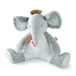 Doudou Éléphant Gris - DOUDOU ET COMPAGNIE