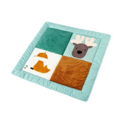 Tapis De Parc Réversible Foret Multicolore - LITTLE BIG FRIENDS -Produits Pour Bébé 37005523045082028229