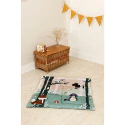 Tapis De Parc Réversible Foret Multicolore - LITTLE BIG FRIENDS -Produits Pour Bébé 37005523045082028629