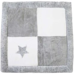 Tapis De Parc Antidérapant INDOOR étoiles Grises - DOMIVA