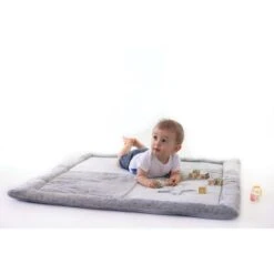 Tapis De Parc Antidérapant INDOOR étoiles Grises - DOMIVA -Produits Pour Bébé 3700948326640 3
