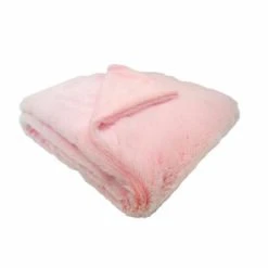 Couverture Snow Doublée Microdoux Lait Fraise - DOMIVA