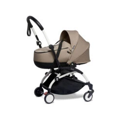Poussette YOYO² Pack 0+, Pack 6+, Nacelle Taupe / Cadre Blanc - BABYZEN -Produits Pour Bébé 3701244002252 2 1