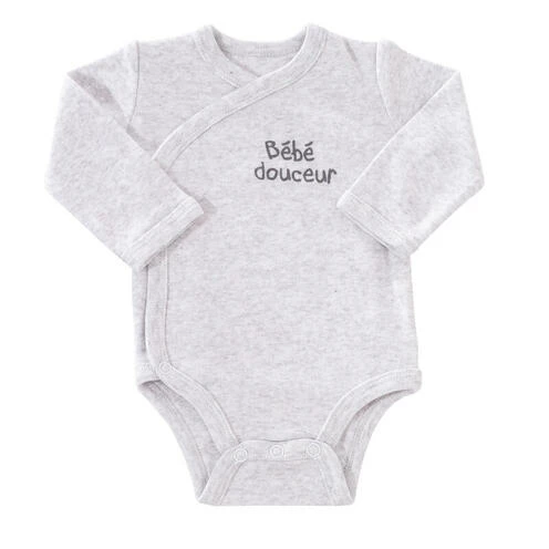 Lot De 2 Bodies Douceur Manches Longues Naissance - TROIS KILOS SEPT 3 Lot De 2 Bodies Douceur Manches Longues Naissance - TROIS KILOS SEPT – Image 3