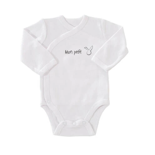 Lot De 2 Bodies Douceur Manches Longues Naissance - TROIS KILOS SEPT 4 Lot De 2 Bodies Douceur Manches Longues Naissance - TROIS KILOS SEPT – Image 4