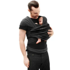 Echarpe De Portage L'Originale Anthracite/noir - LOVE RADIUS -Produits Pour Bébé 3760218240571 2
