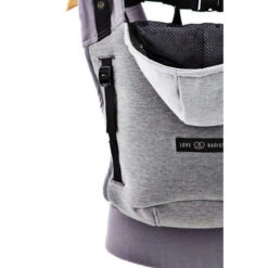Porte-bébé Hoodie Carrier Gris Flanelle - LOVE RADIUS -Produits Pour Bébé 3760218243060 2